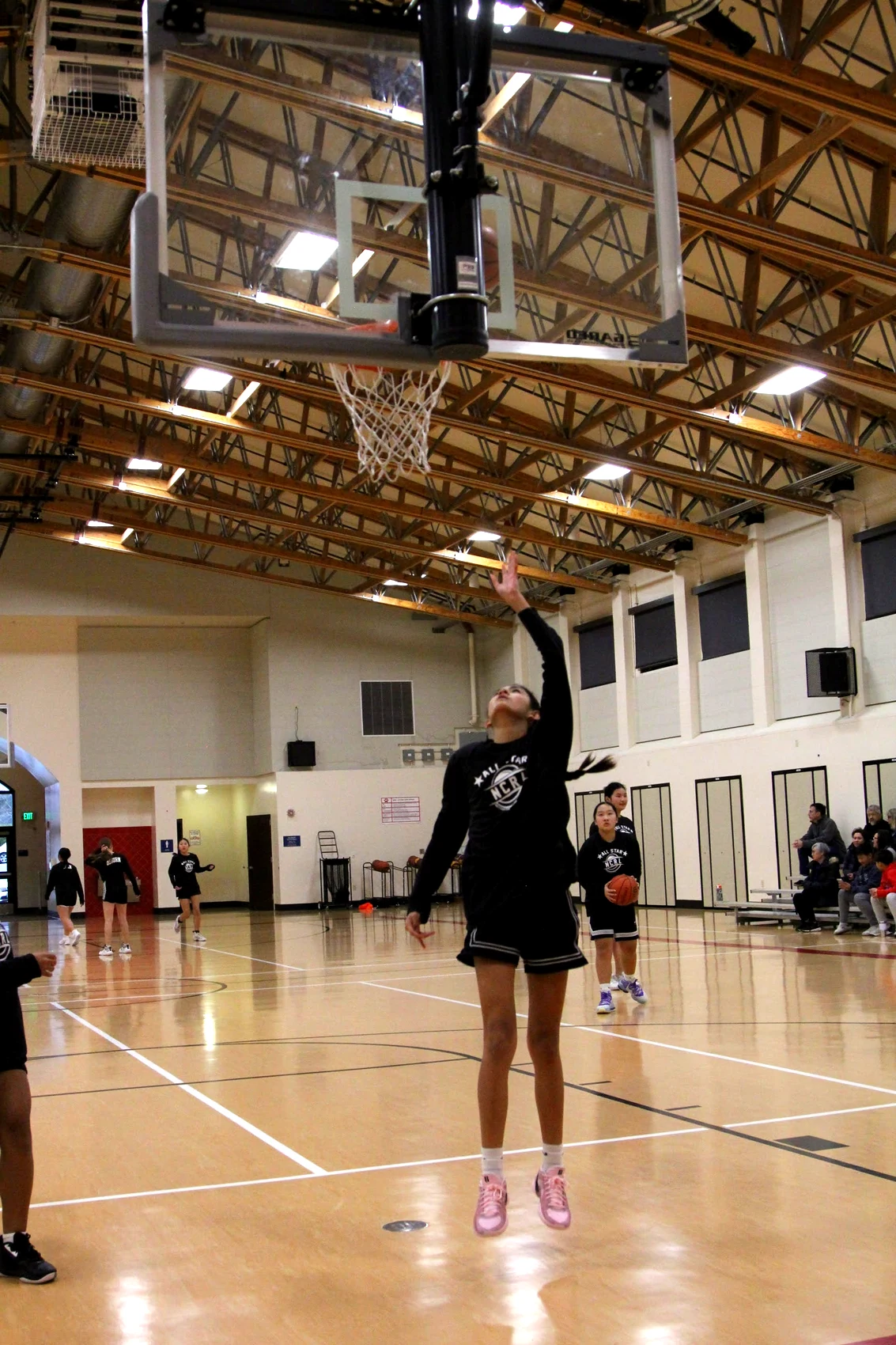 Indoor sports action